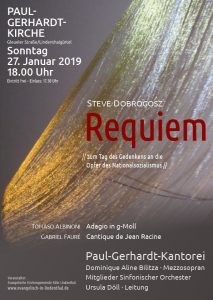 Konzert Paul-Gerhard-Kantorei Januar 2019